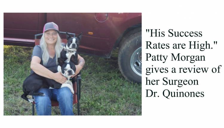 "His Success Rates are High." Patty Morgan's Review on Dr. Quinones