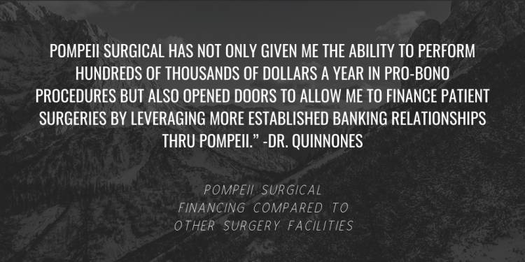 Pompeii Surgical Financing Compared to Other Surgery Centers